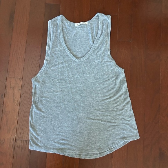 Free People We The Free Tank Top Womens Large White Sleeveless Oversized Stretch - Picture 4 of 9